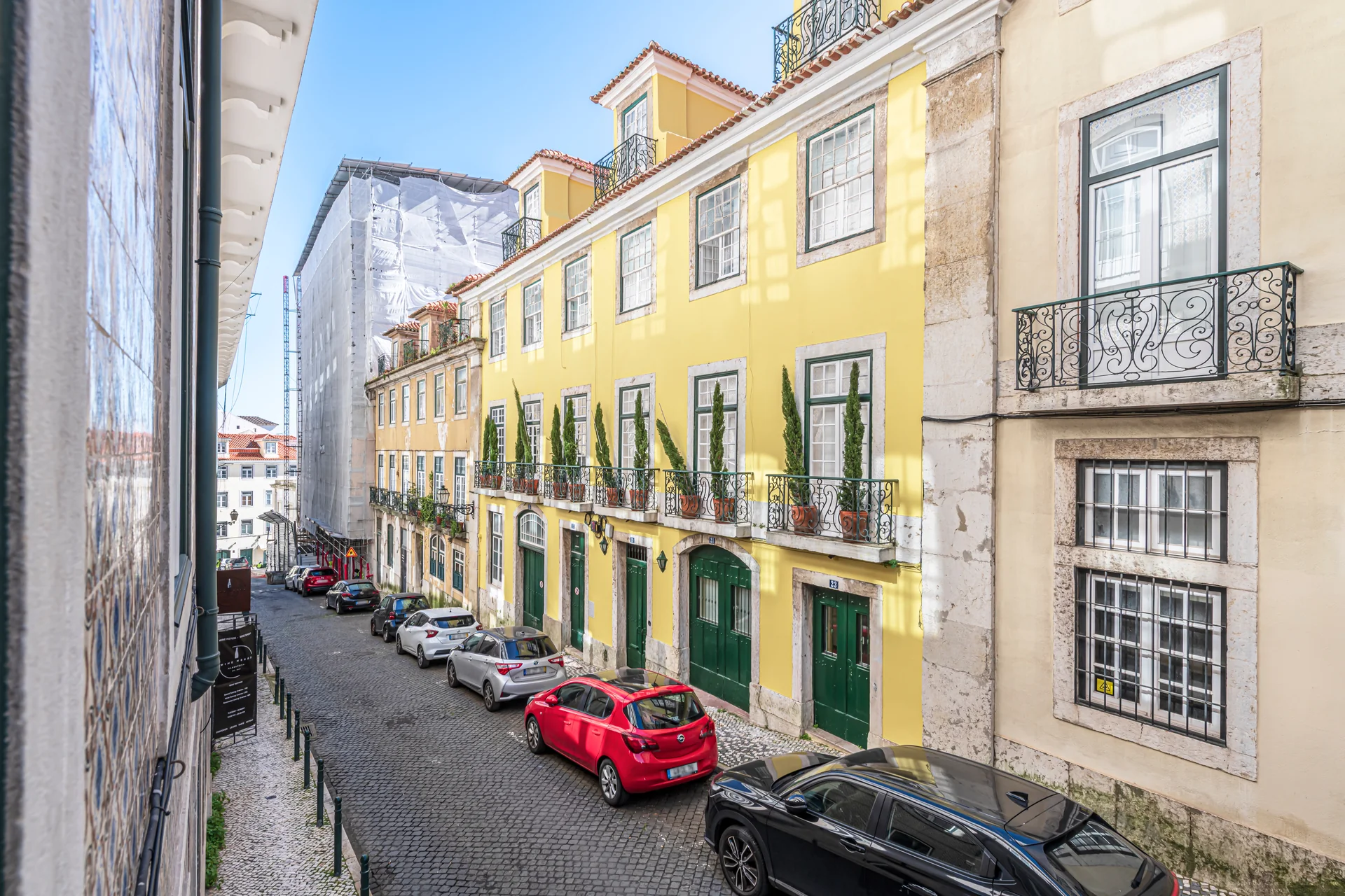 Street view of the building